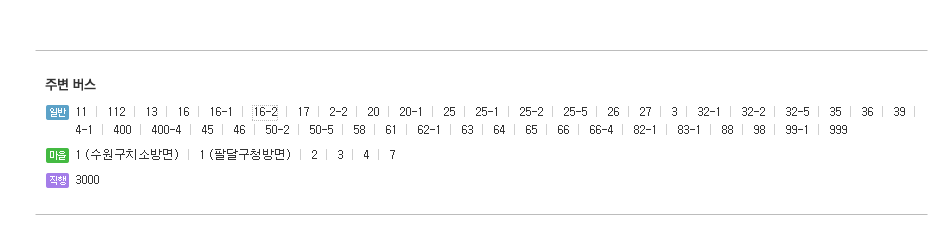 버스노선